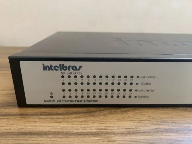 Switch 24 Portas Fast Ethernet Intelbras Sf 2400 Qr 10/100 - Foto 4