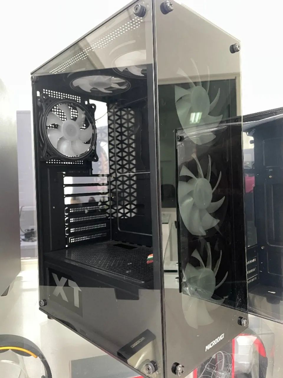 ?Gabinete gamer MD-535- Vidro Duplo temperado- novo/lacrado  - Foto 3