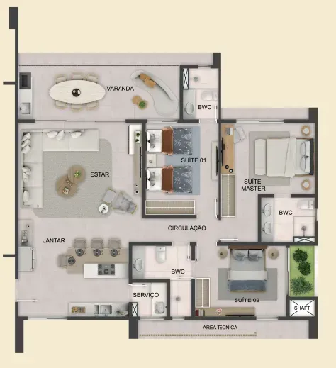 PLANTA 125m²