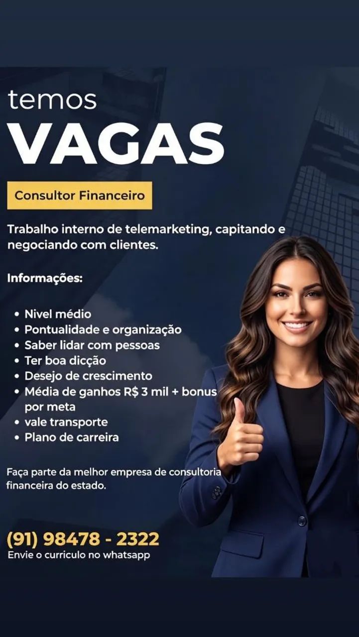 VAGAS DE EMPREGO 