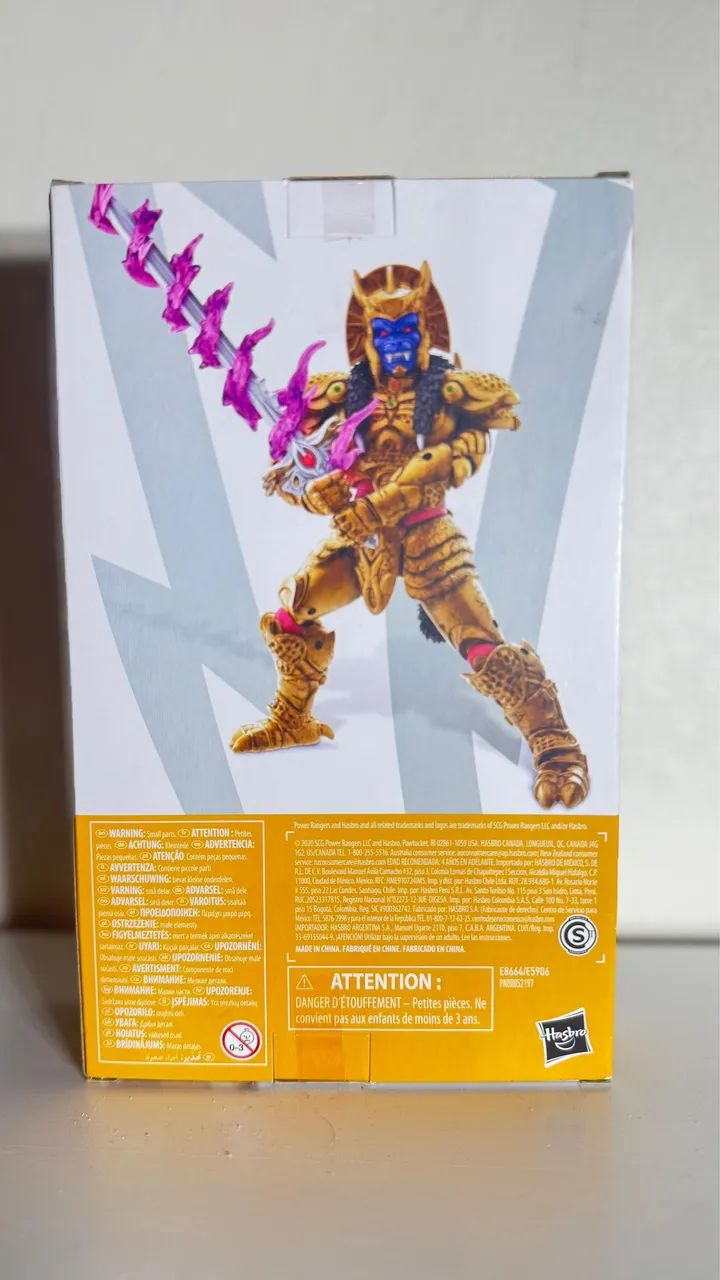 Boneco Power Rangers Lightning Collection - Mighty Morphin Goldar (Hasbro) - Novo - Foto 2