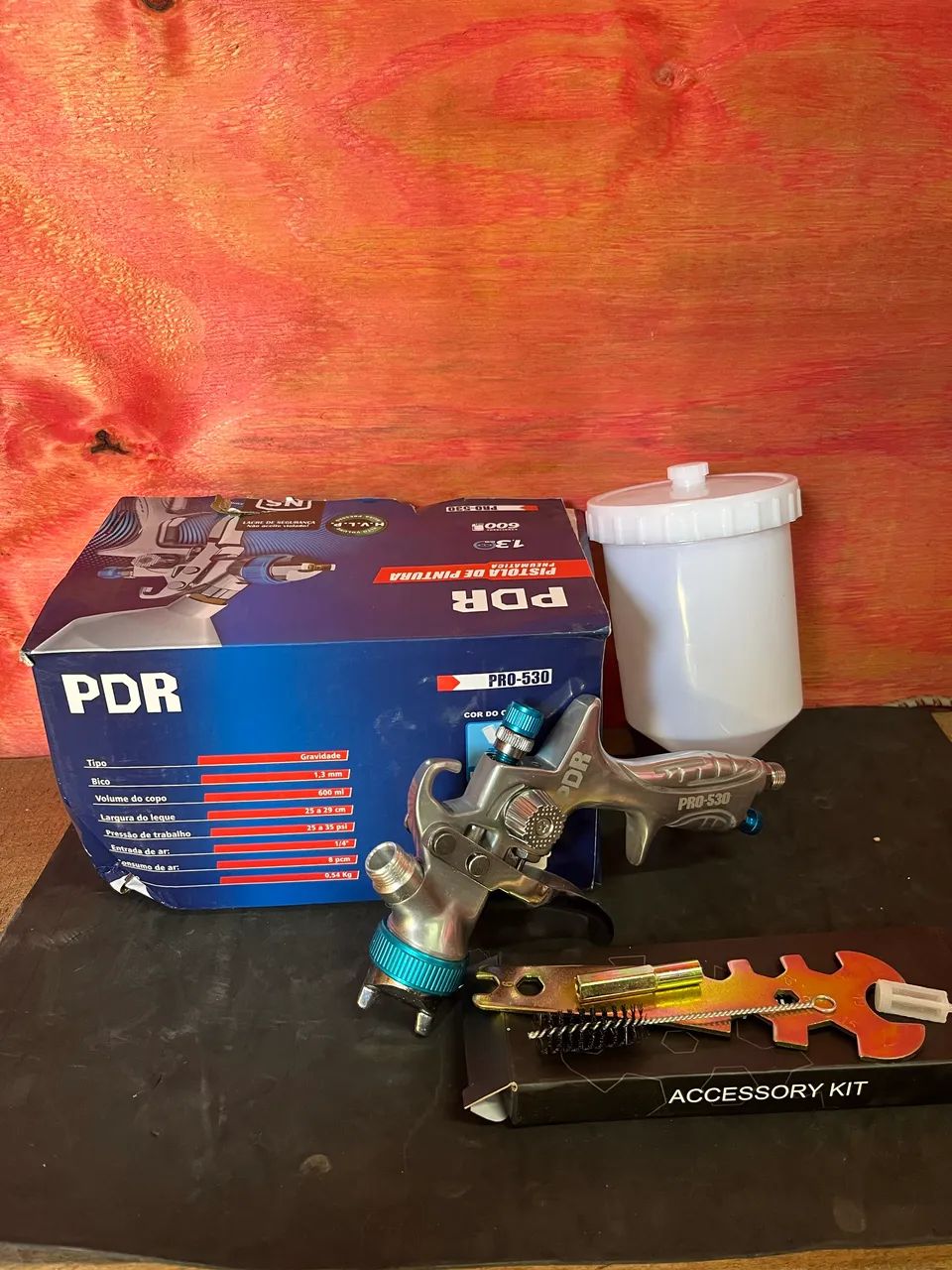 Pistola PDR 530 HVLP 600ml bico 1.3 - Foto 2