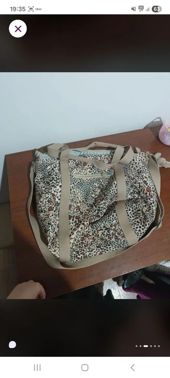 Bolsa mochila kipling oncinha - Foto 2