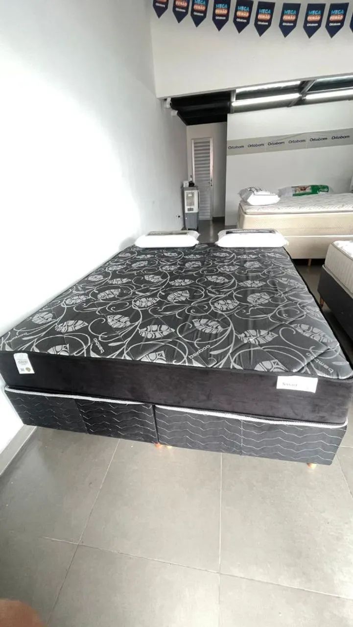 CAMA QUEEN DE MOLAS ENSACADAS PROMOÇÃO 