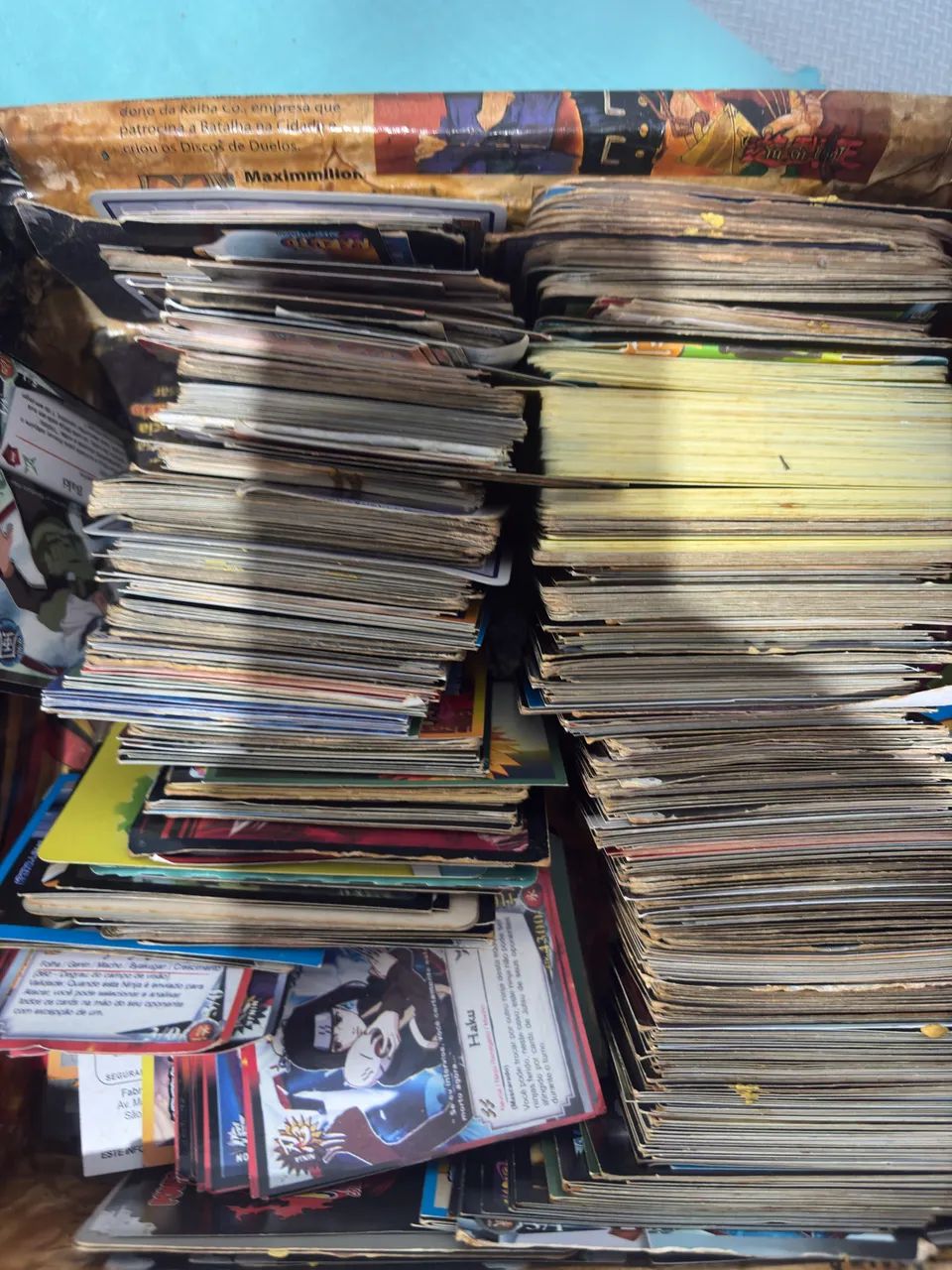 Cartas De Pokémon, Naruto, Yu Gi Oh! Do meu filho 
