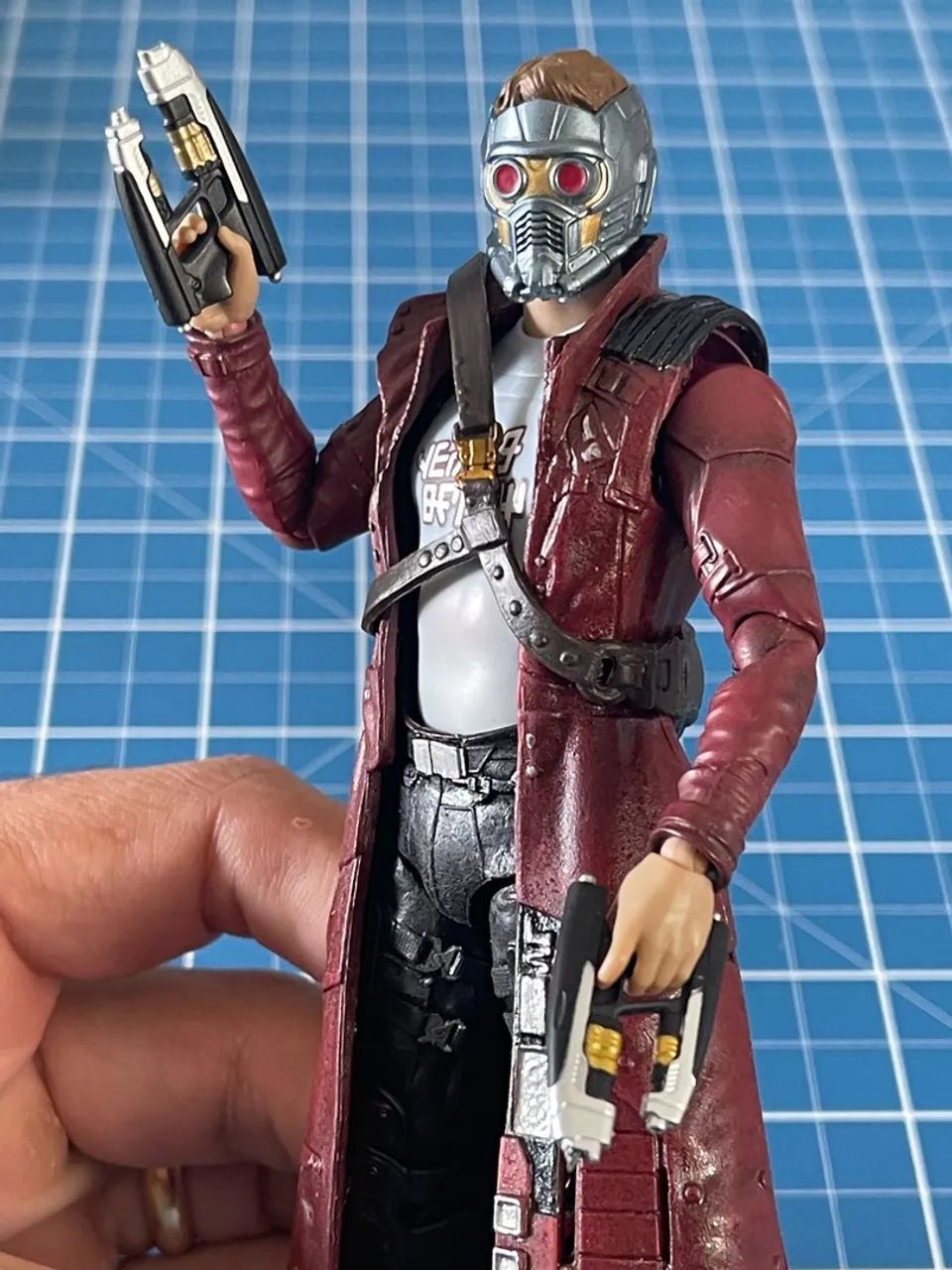 Star Lord / SH Figuarts original + Customização  - Foto 3