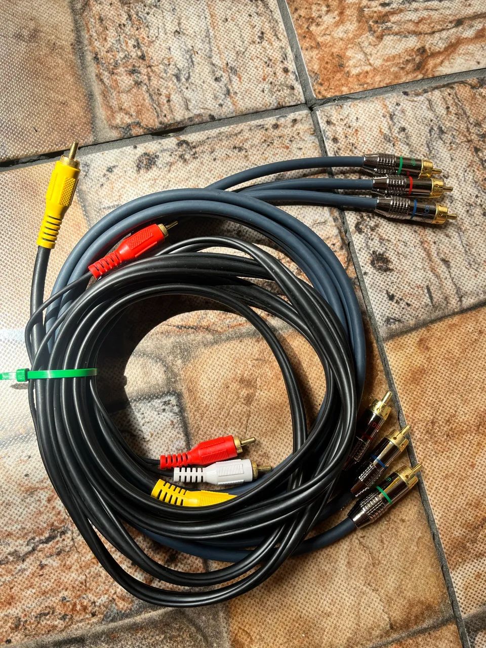 conjunto de cabos RCA
