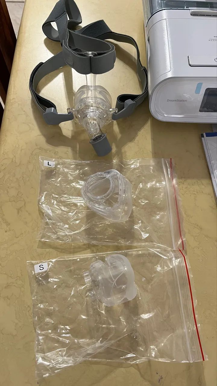 CPAP Philips Respironics com umidificador kit COMPLETO ( usado poucas vezes, esta novo ) - Foto 3