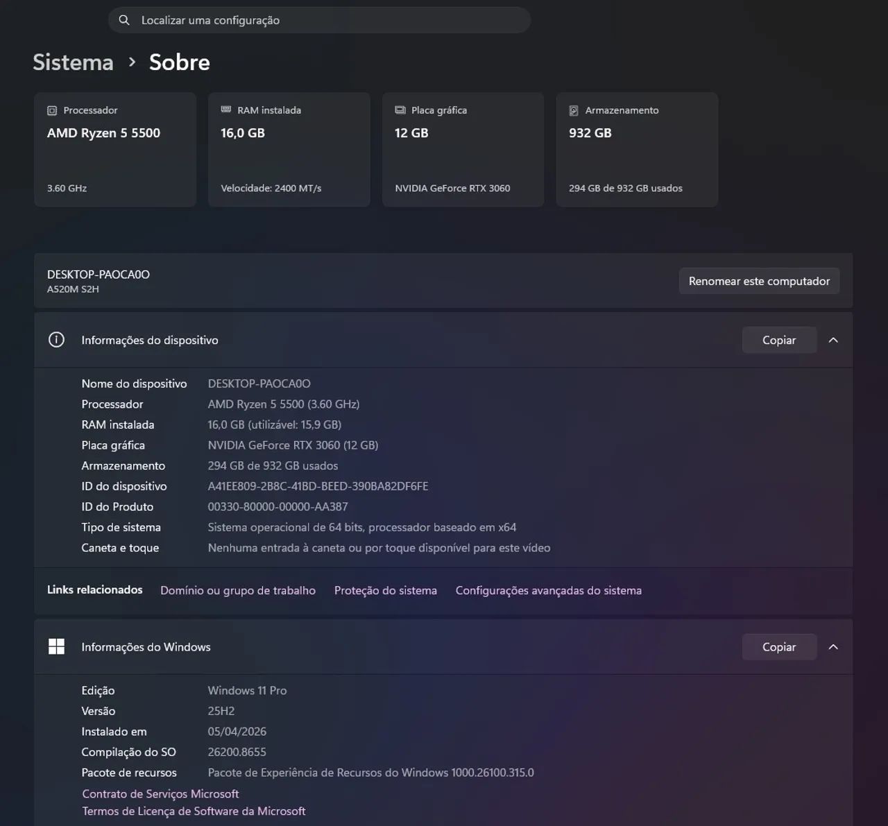 PC Gamer RTX 3060 - Foto 5
