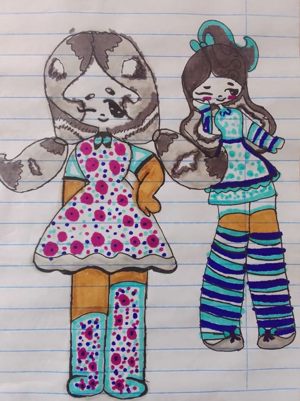Desenhos feitos a mão 