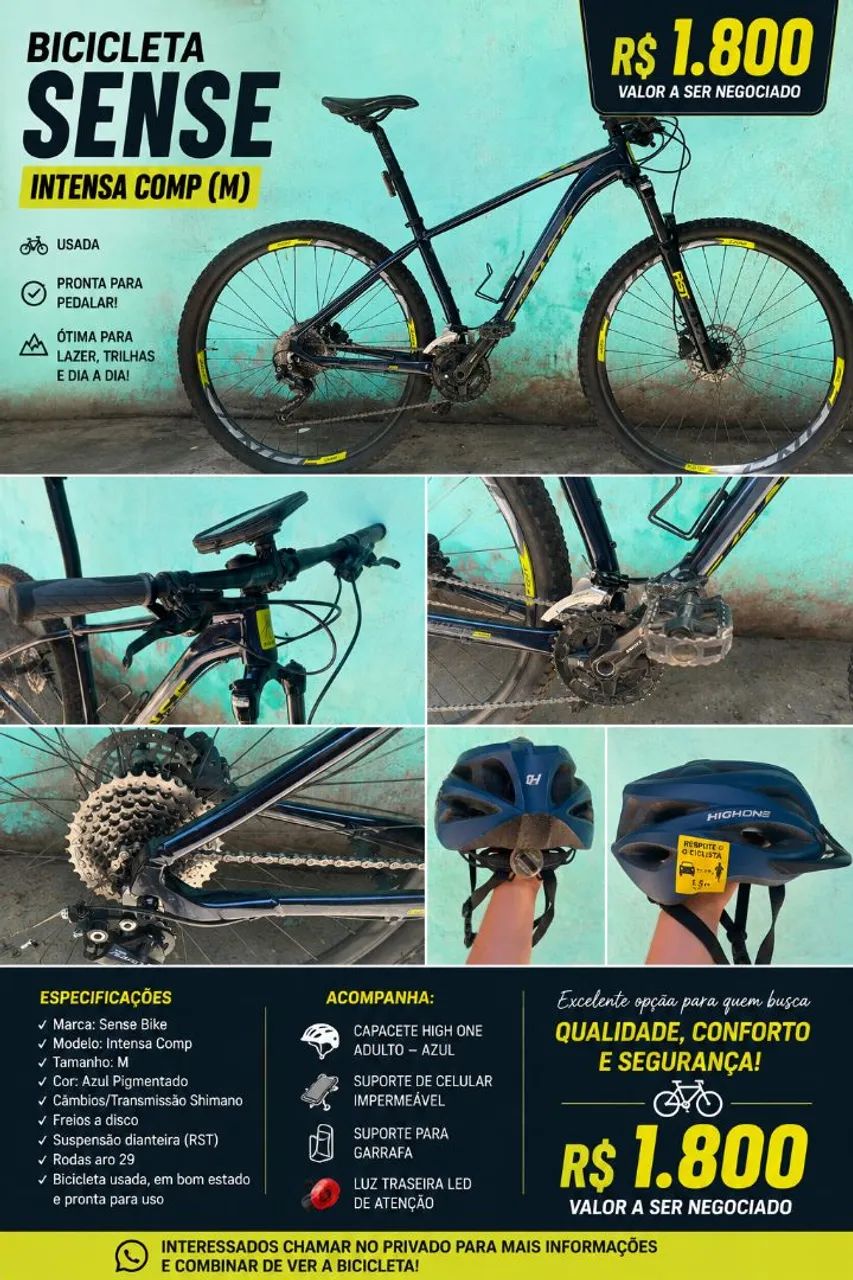 Sense Intensa comp (M) azul pigmentado 