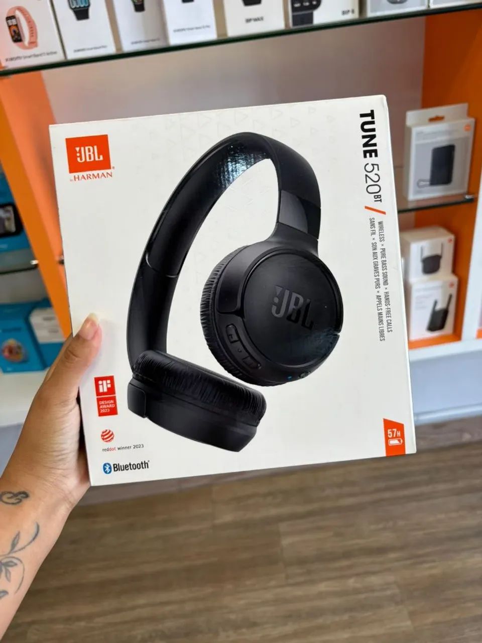 Fone Bluetooth JBL TUNE 520BT