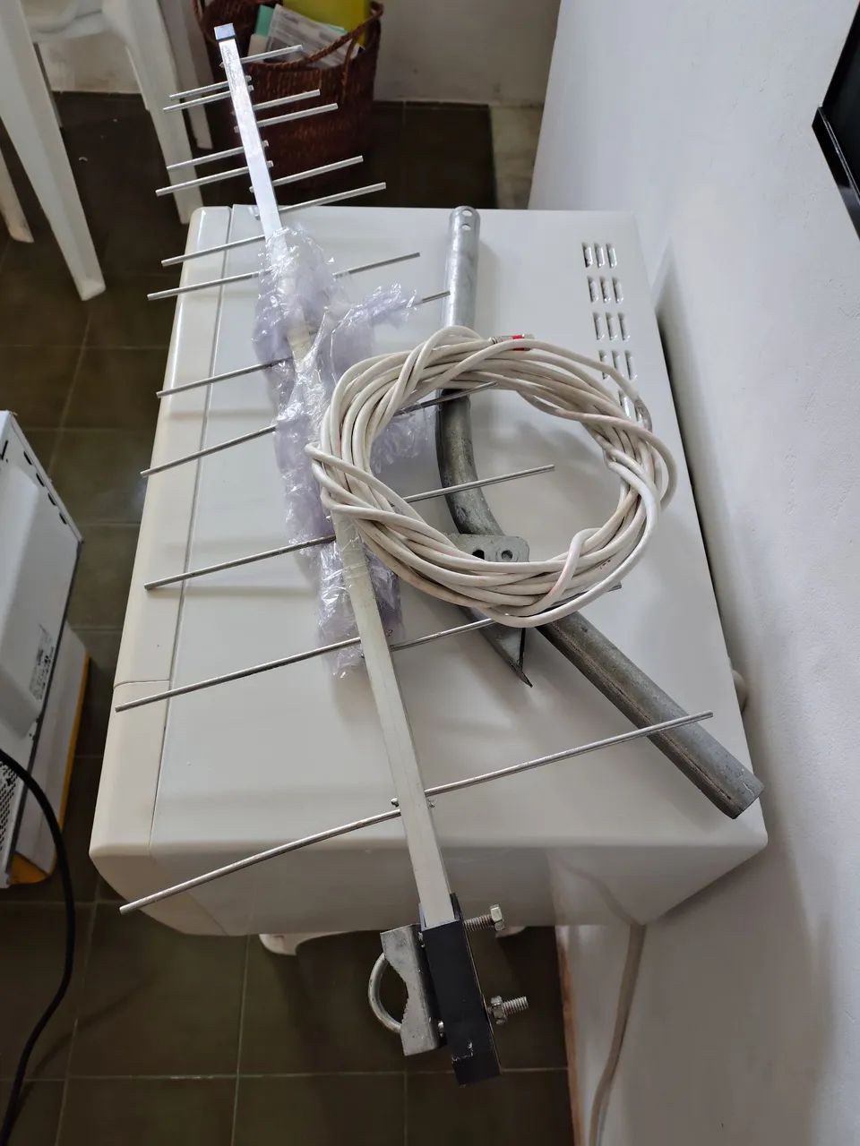 Antena digital 21 elementos com cabo