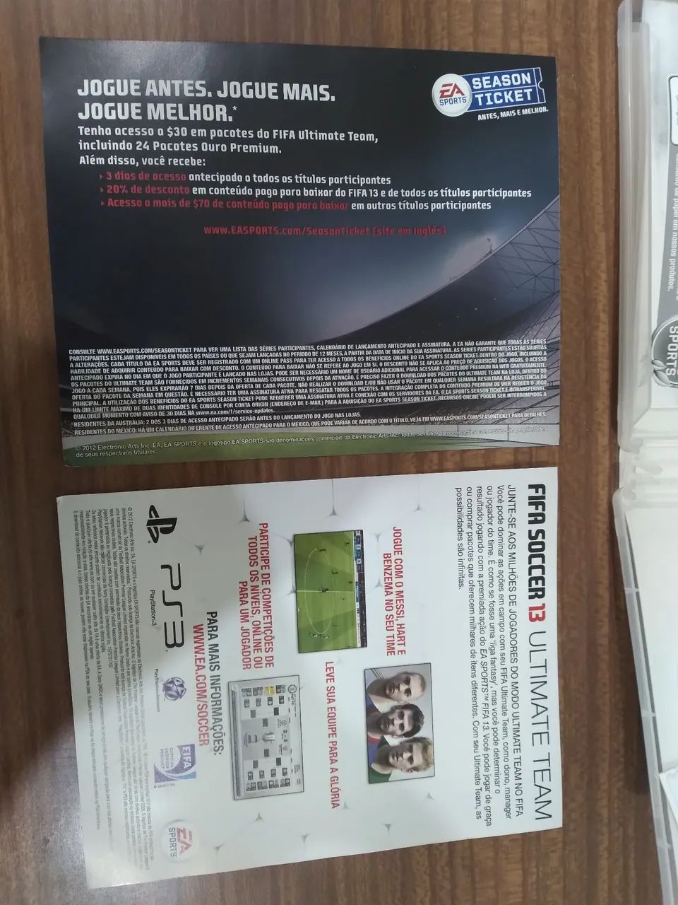 Capa Jogo FiFA13 - PS3 com manual - Foto 4