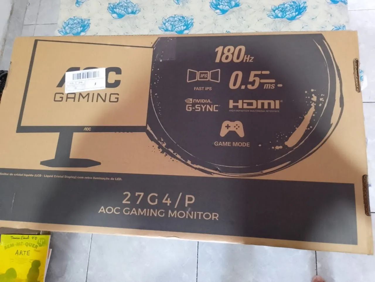 Monitor Gamer 27 180Hz 0,5ms com Nota