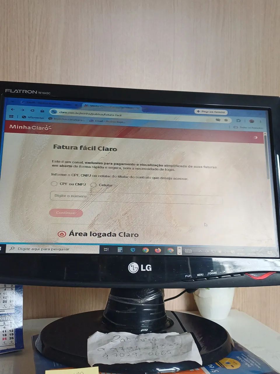Monitor LG tela manchado  19 polegadas - Foto 2