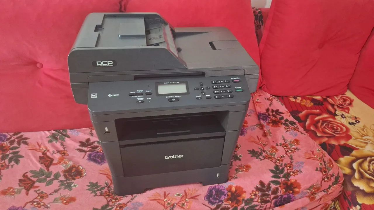 Impressora brother 8157 com transformador  - Foto 4