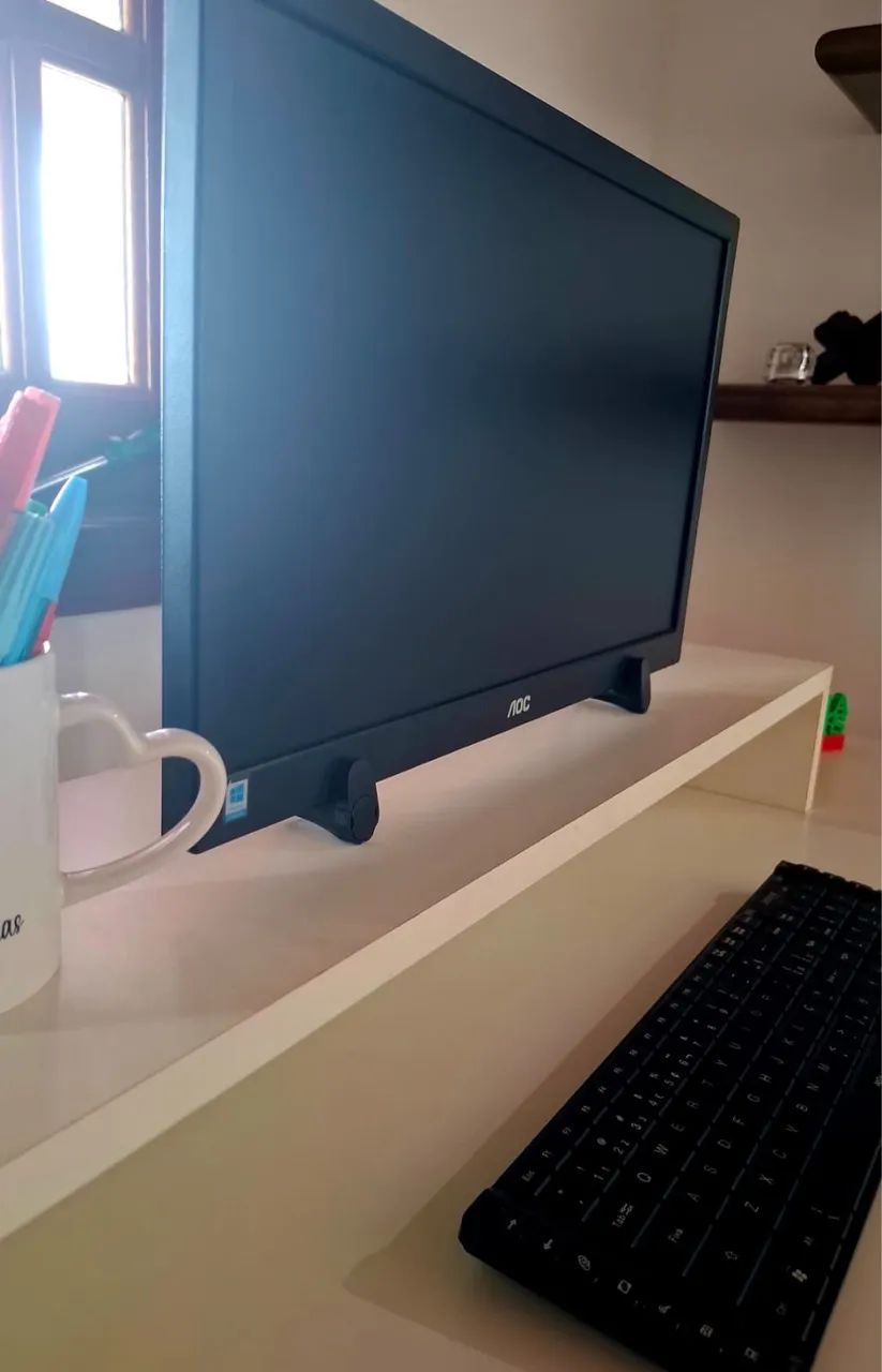 Monitor AOC E2070SWNL 19,5" VGA + Cabo de Força  - Foto 2
