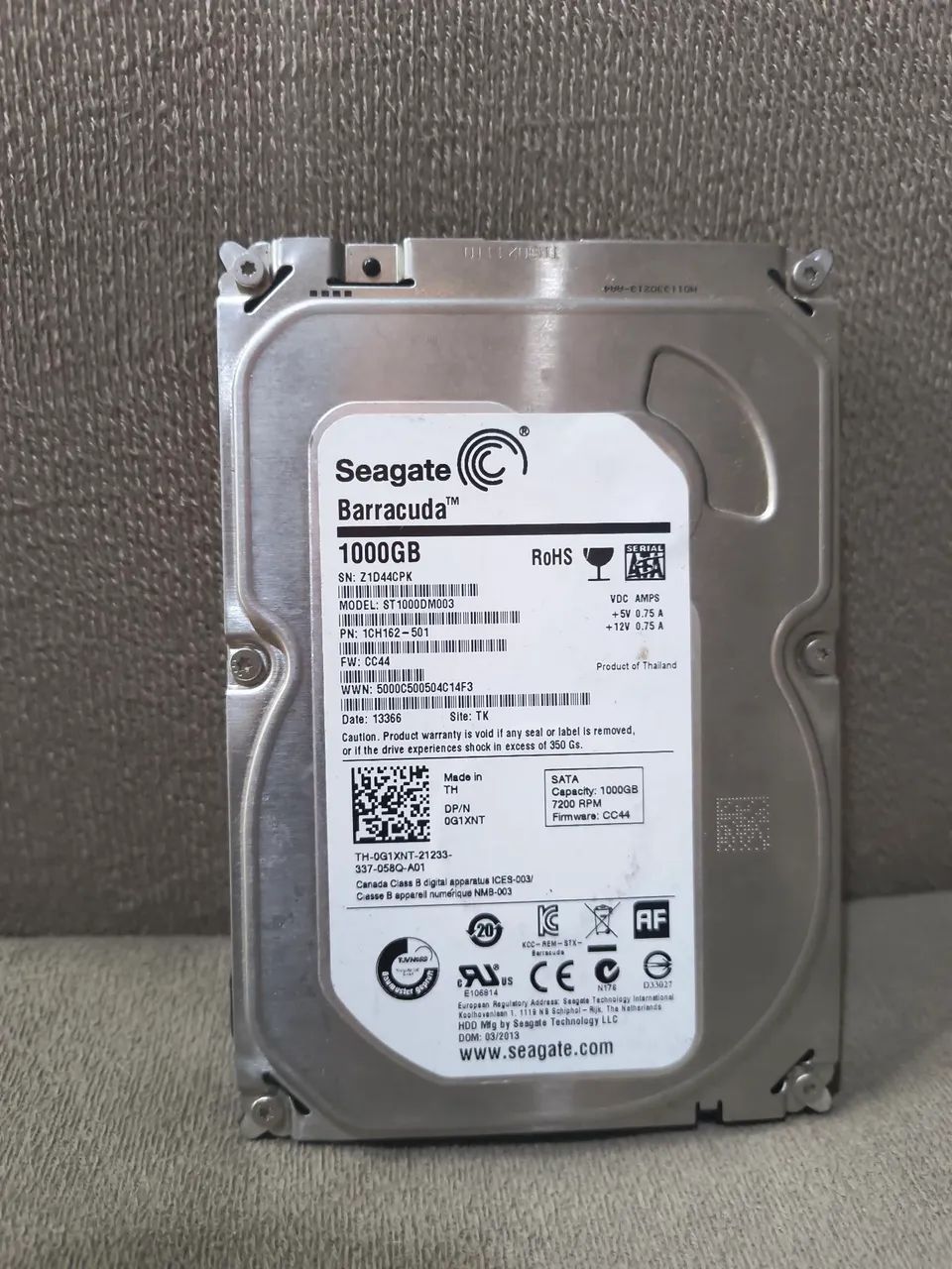 HD Seagate(TB)