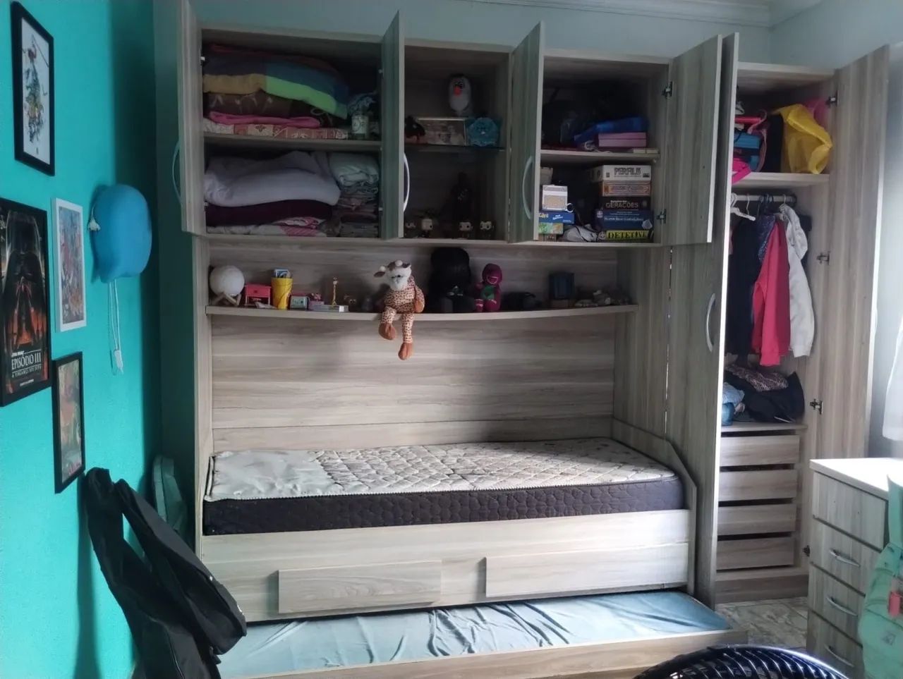 Móveis quarto completo de solteiro  - Foto 5