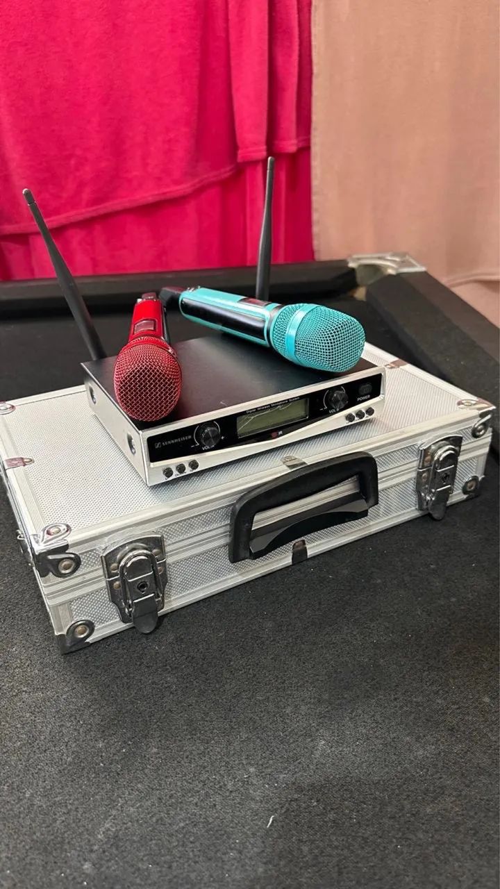 Microfones Sennheiser sem fio