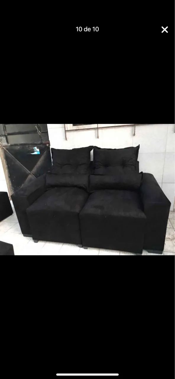 PROMOÇÃO SOFÁ RETRÁTIL 2 LUGARES DIRETO DA FABRICA  - Foto 3