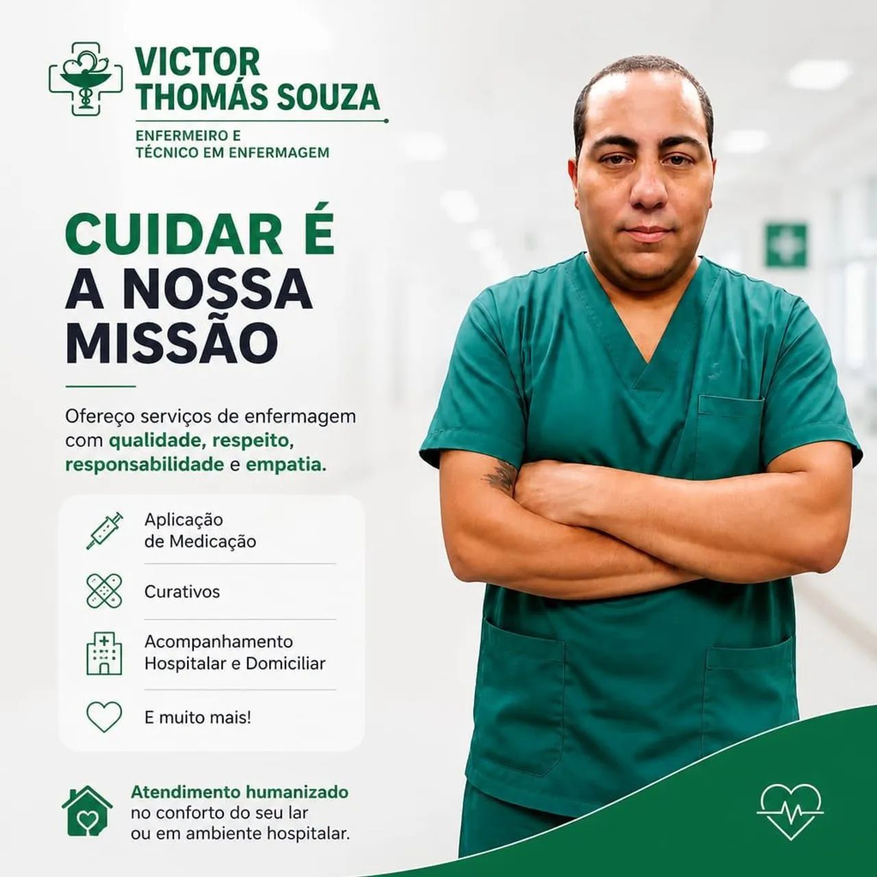 ENFERMEIRO E TÉCNICO EM ENFERMAGEM. - Foto 3