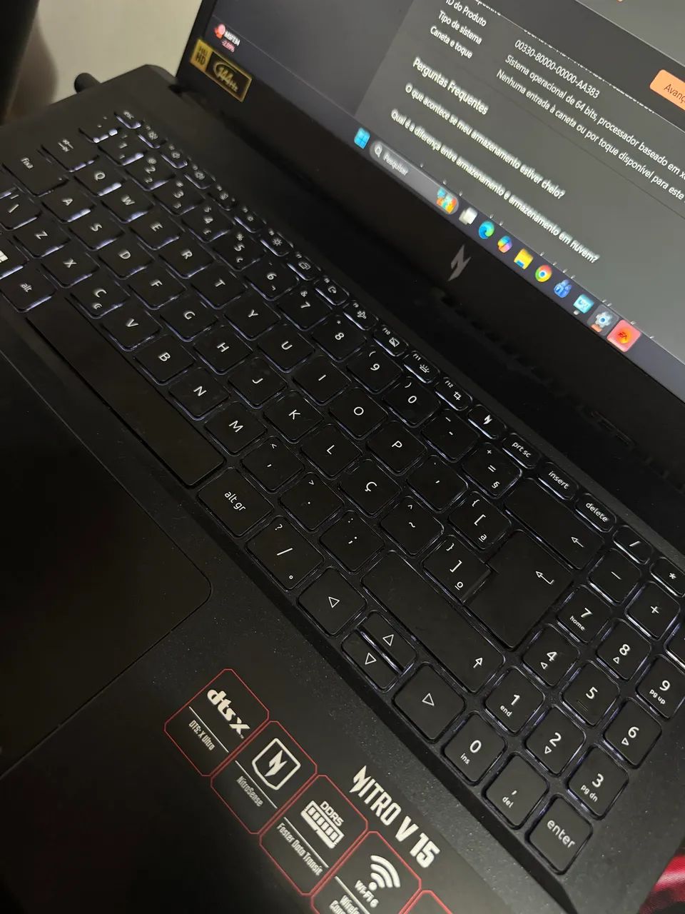 Notebook Acer V15 (Com Upgrades)