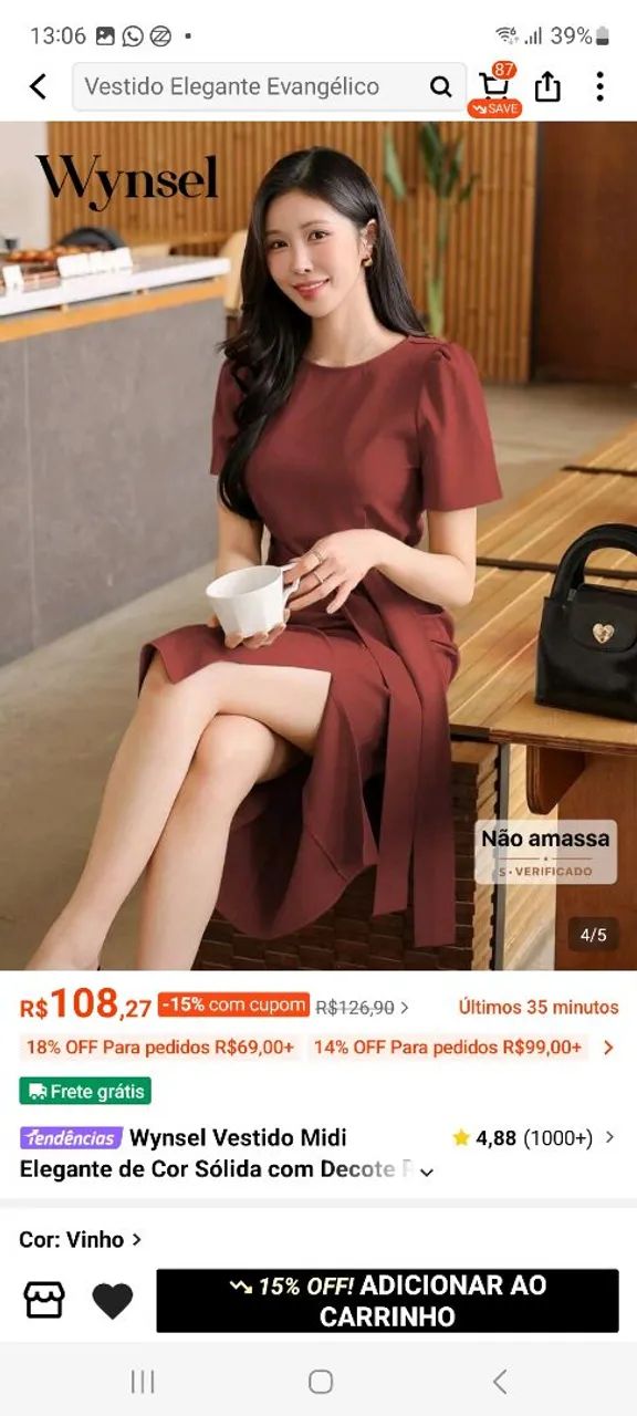 Vestido elegante  - Foto 4