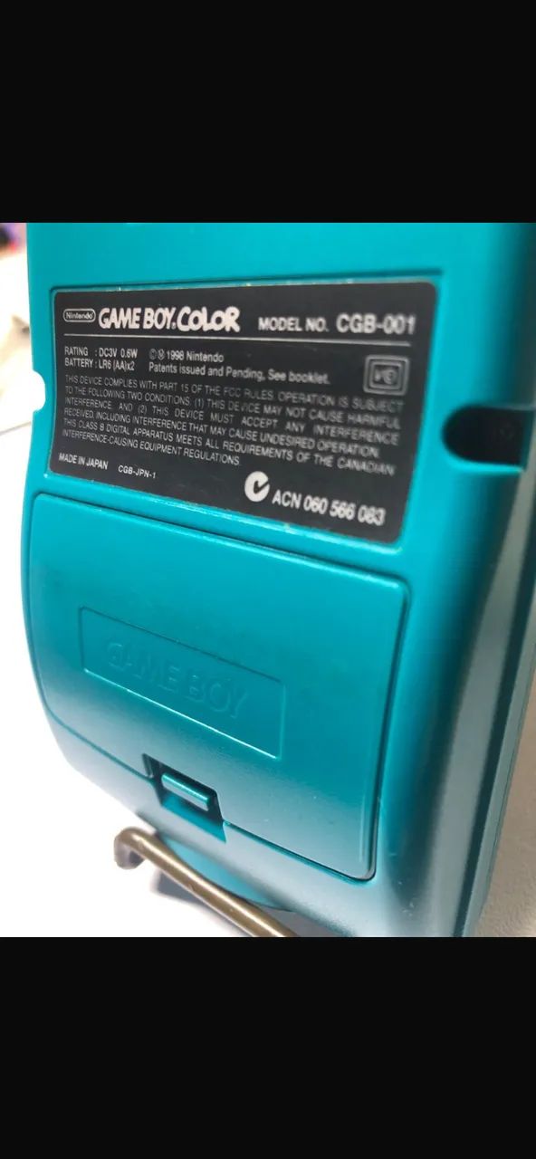 GAME BOY COLOR ORIGINAL NINTENDO - TURQUESA - Foto 4