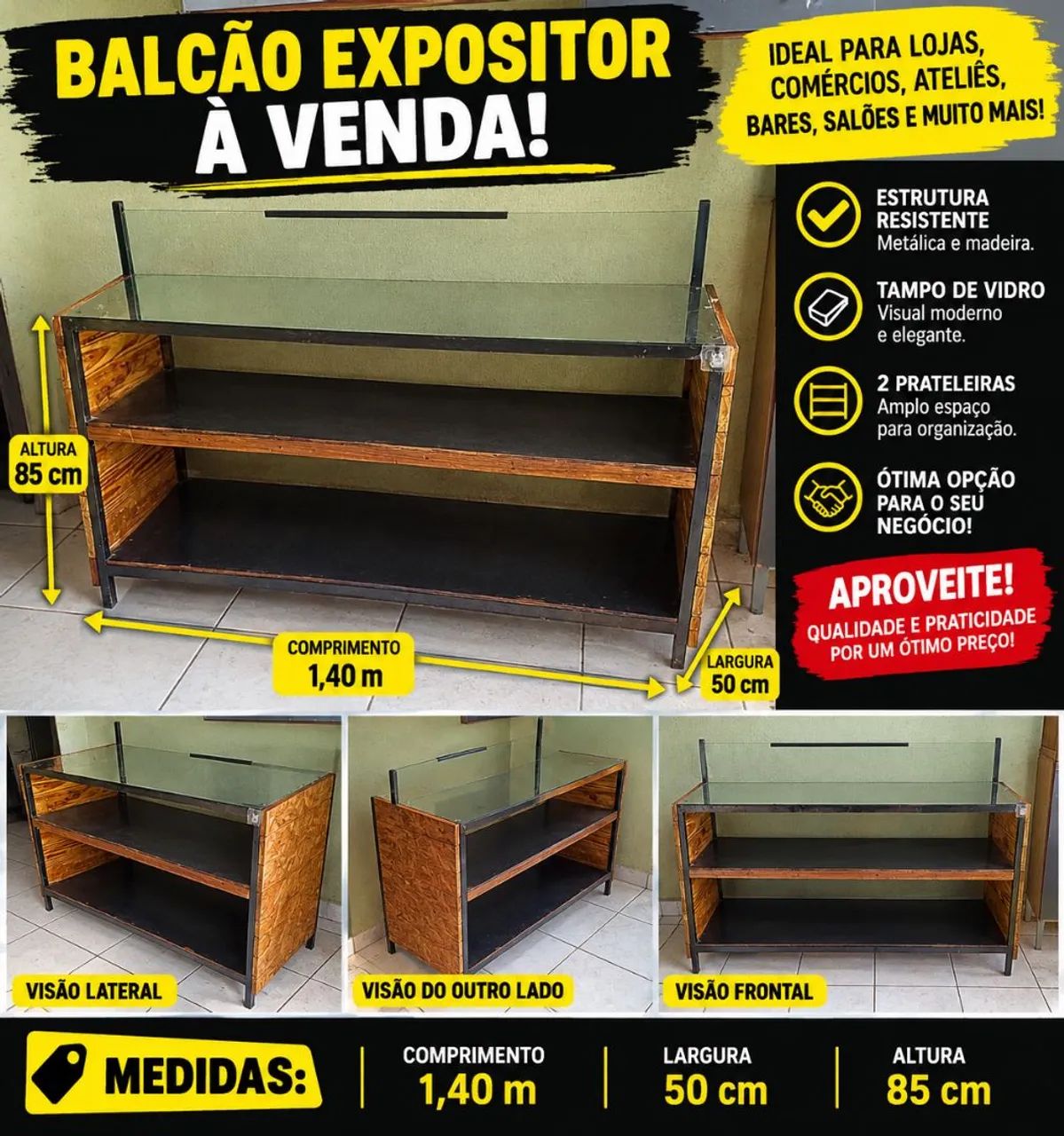 Balcão de Exposição  - Foto 2