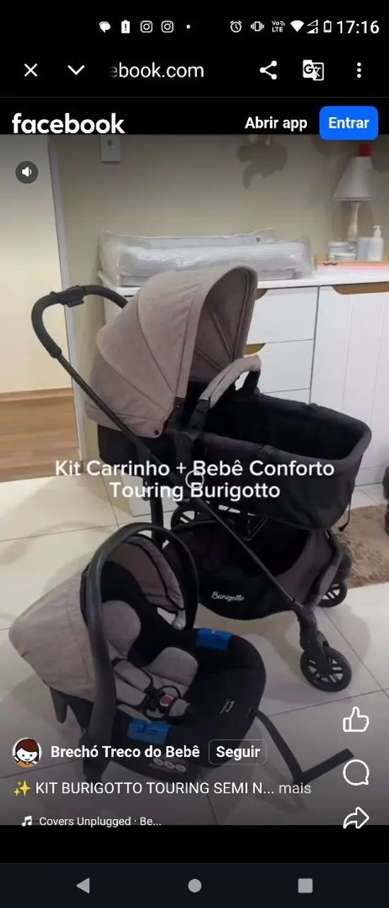 Carrinho de bebê conjunto  - Foto 4