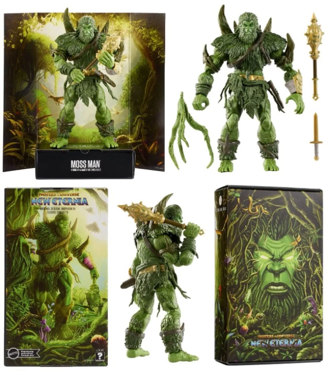 Masters Of The Universe Moss Man Mattel Creations Lacrado com a