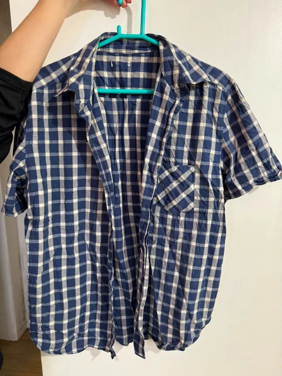 Camiseta Xadrez G Em Perfeito Estado - Foto 4