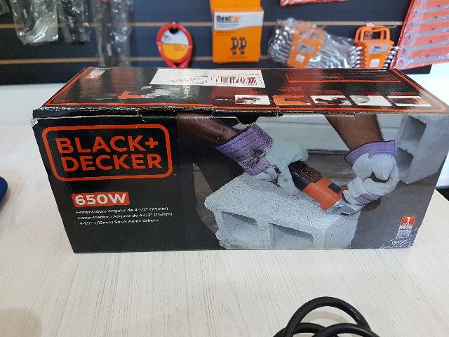 Esmerilhadeira / Lixadeira 4 1/2" Black & Decker 650w - 220v G650 - Foto 3