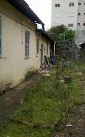 Terreno à venda, 500 m² por r$ 1.800.000 - santo antônio - são caetano do sul/sp