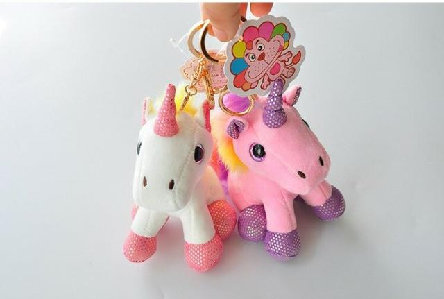 Chaveiro Unicórnio De Pelúcia Plush Fofinho E Charmoso - Foto 5