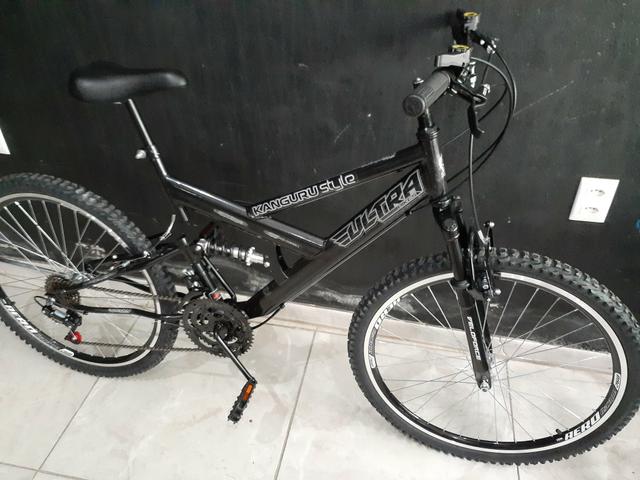 Super Bike Full Suspension aro 26, nova