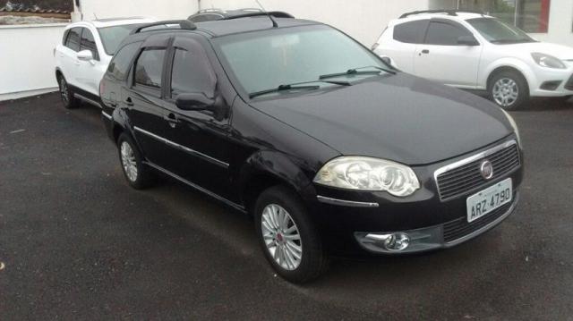 FIAT PALIO WEEKEND ELX NOVA SÉRIE 1.4 8V FLEX Preto 2009/2010 - Foto 2