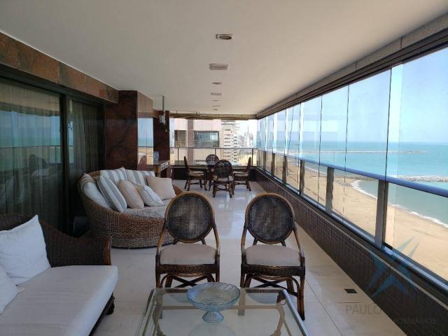 Apartamento alto padrão para alugar, 550 m² por r$ 20.000/mês - meireles - fortaleza/ce