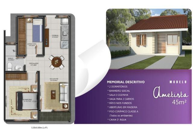 Casa em Nova Santa Rita, em terreno amplo, não é geminada - Foto 3