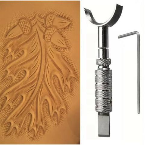 Faca Giratória Ferramenta Entalhe Em Couro Swivel Knife Top - Foto 2