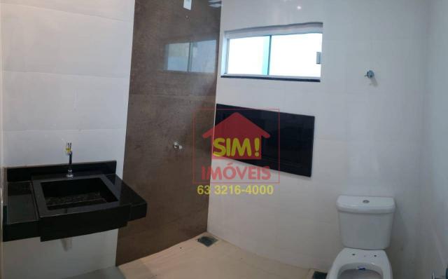 EXCELENTE CASA NOVA UMA DAS MELHORES QUADRAS DE PALMAS!! - Foto 14