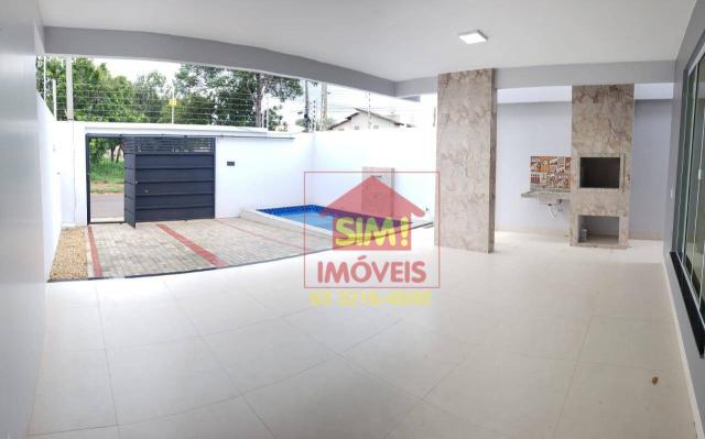 EXCELENTE CASA NOVA UMA DAS MELHORES QUADRAS DE PALMAS!! - Foto 2