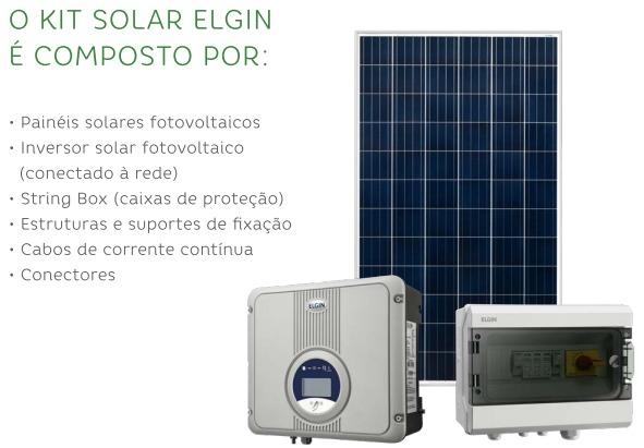 KIT de Energia Solar Elgin 3,7kW