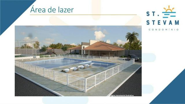 Casa dos Sonhos no Cond. St Stevan | 2 Quartos | 49m² | Lazer + Segurança