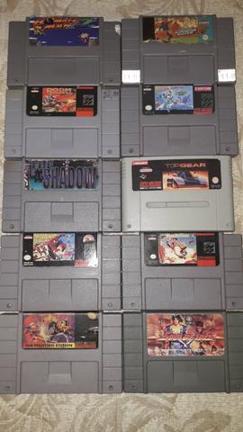 Jogos de Super Nintendo Mega Drive e Nintendo DS