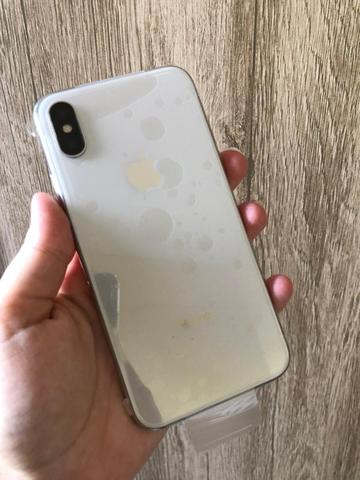 IPhone x 64GB silver nos Plasticos !