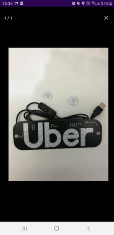 Placa de led Uber