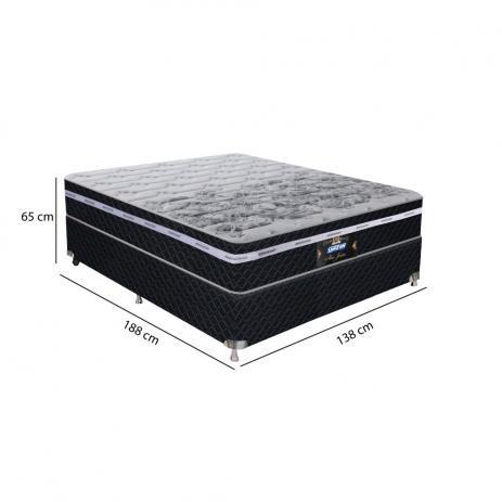 Cama Box Casal Gazin São João Molas Ensacadas - 138x188x65 - Foto 3